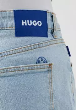 Джинсы свободного кроя Elyah HUGO, бирюзовый