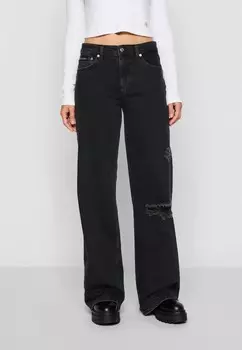 Джинсы свободного кроя EXCLUSIVE LOW RISE BAGGY Calvin Klein Jeans, черный деним