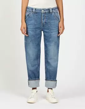 Джинсы свободного кроя Gang, синий