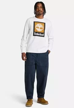 Джинсы свободного кроя GARMENT DYE OXFORD FATIGUE Timberland, темно-синий