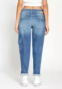 Джинсы свободного кроя GERDA WORKER Gang, синий деним