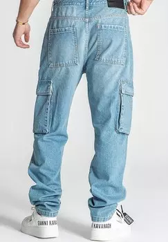 Джинсы свободного кроя Gianni Kavanagh, светло-голубой