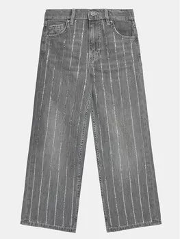 Джинсы свободного кроя Guess, серый