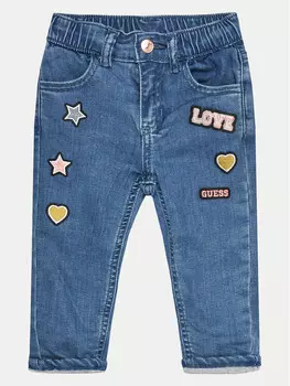 Джинсы свободного кроя Guess, синий