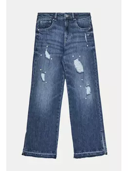 Джинсы свободного кроя Guess, синий