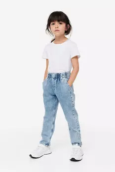 Джинсы свободного кроя H&M, синий