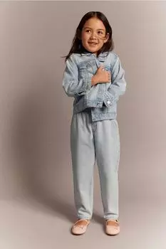 Джинсы свободного кроя H&M, синий