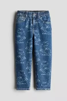 Джинсы свободного кроя H&M, синий