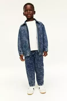 Джинсы свободного кроя H&M, синий