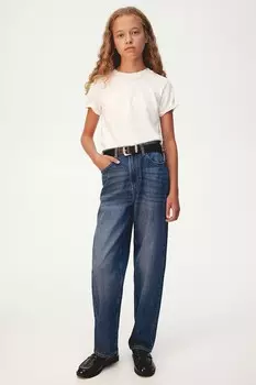Джинсы свободного кроя H&M, синий
