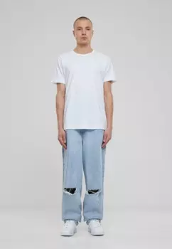 Джинсы свободного кроя HEAVY OUNCE KNEE CUT Urban Classics, светло-голубой