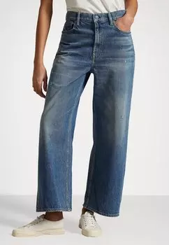 Джинсы свободного кроя HIGH RISE WIDE LEG CROP JEAN Polo Ralph Lauren, серый