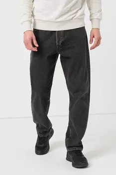 Джинсы свободного кроя и заниженной талией Jack & Jones, черный