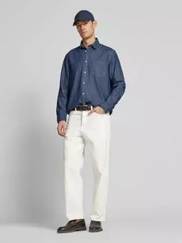 Джинсы свободного кроя из органической хлопковой смеси с пятью карманами SELECTED HOMME