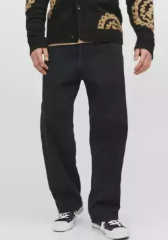 Джинсы свободного кроя Jack & Jones "JJIALEX JJORIGINAL AM 337 NOOS", черный