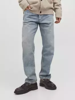 Джинсы свободного кроя Jack & Jones "JJICHRIS JJORIGINAL SBD 921 SN", синий