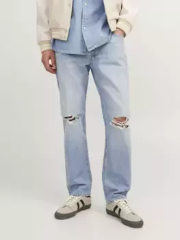Джинсы свободного кроя Jack & Jones "JJICHRIS JJORIGINAL SBD 921 SN", синий