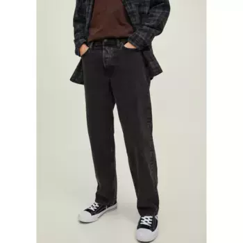 Джинсы свободного кроя Jack & Jones "JJIEDDIE JJORIGINAL MF 710", черный