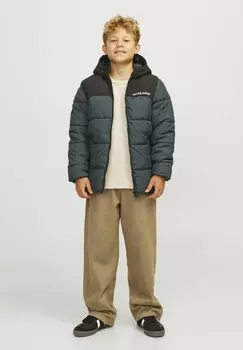 Джинсы свободного кроя Jack & Jones Junior, коричневый
