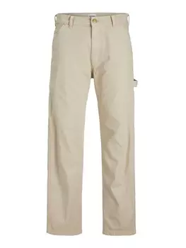 Джинсы свободного кроя JACK & JONES Teddie Carpenter, бежевый