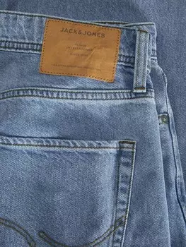Джинсы свободного кроя JJIALEX JJORIGINAL Jack & Jones, синие джинсы