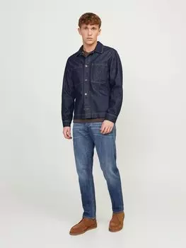 Джинсы свободного кроя JJICHRIS JJWOOD GE 415 Jack & Jones, цвет blue denim