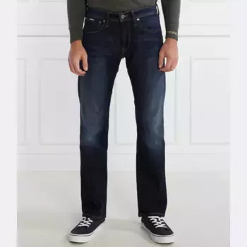 Джинсы свободного кроя Kingston обычная талия Pepe Jeans London, синий