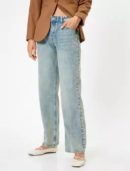 Джинсы свободного кроя Koton, синий деним