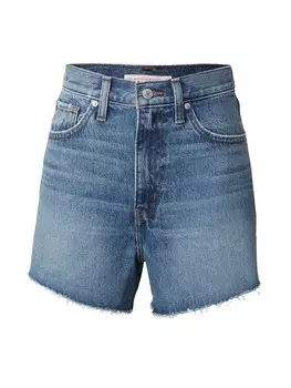 Джинсы свободного кроя LEVI'S High Waisted Mom Short, синий деним