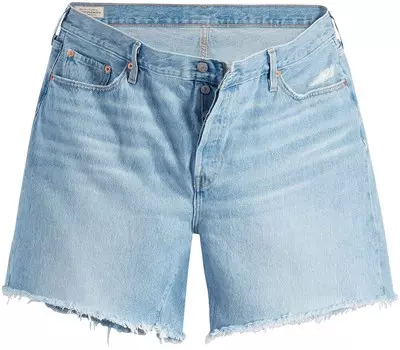 Джинсы свободного кроя Levis Plus 501, синий