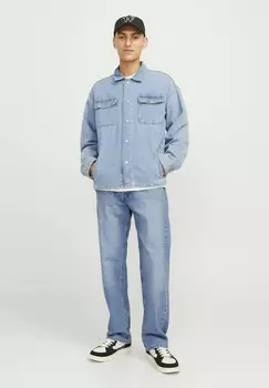 Джинсы свободного кроя LOCKER GESCHNITTEN JJIEDDIE ORIGINAL Jack & Jones, синий деним