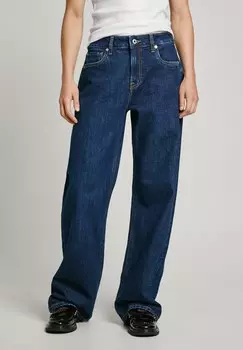 Джинсы свободного кроя LOOSE HAZEL Pepe Jeans, темно-синий деним
