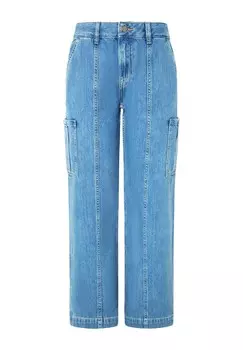 Джинсы свободного кроя LOOSE WORKER Pepe Jeans, темно-синий деним