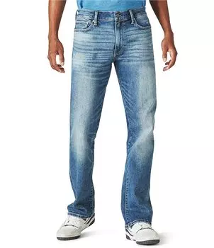 Джинсы свободного кроя Lucky Brand Glimmer Bootcut из денима, синий