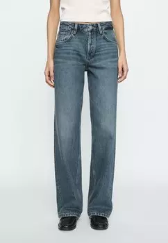 Джинсы свободного кроя Massimo Dutti, синий