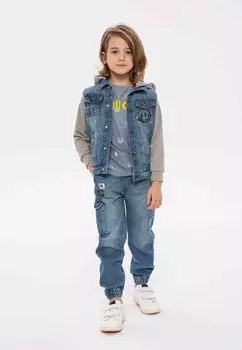 Джинсы свободного кроя MINOTI, цвет blue denim