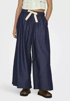 Джинсы свободного кроя MIT WEITEM BEIN ONLBEA HOHE TAILLE ONLY, цвет Dark Blue Denim