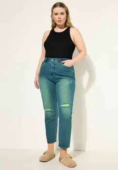 Джинсы свободного кроя MOM 5-POCKET Studio Untold, синий деним