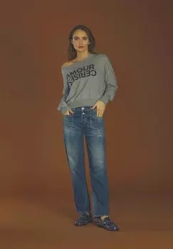 Джинсы свободного кроя MOM Le Temps Des Cerises, синий