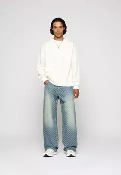 Джинсы свободного кроя MONOGRAM EIGHTYFIVE, синий деним