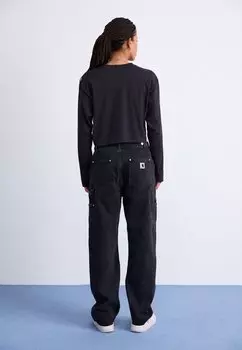 Джинсы свободного кроя Nashua Double Knee Pant Carhartt WIP, черные