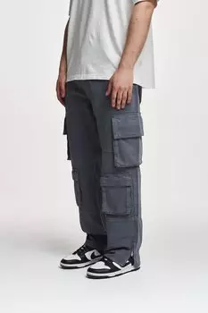 Джинсы свободного кроя NEO ANKLE ZIP PANTS 2Y Studios, цвет grey