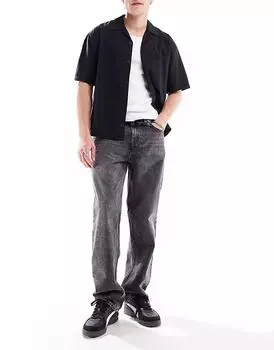 Джинсы свободного кроя New Look серого цвета