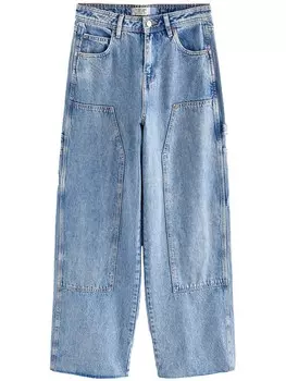 Джинсы свободного кроя Next, синий