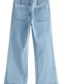 Джинсы свободного кроя Next, светло-синий