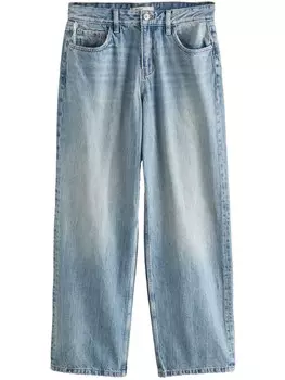 Джинсы свободного кроя Next, светло-синий