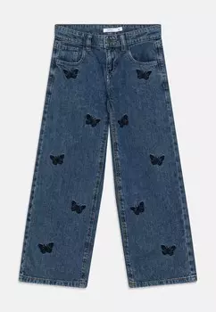 Джинсы свободного кроя NKFBELLA WIDE Name it, синий деним