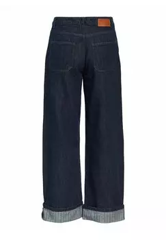 Джинсы свободного кроя Object, темно-синий деним