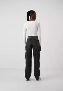 Джинсы свободного кроя ONLJUNE CARGO ONLY Tall, цвет Washed Black