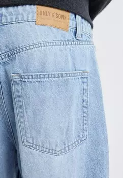 Джинсы свободного кроя ONSTYE LOOSE TAPE Only & Sons, светло-голубой деним